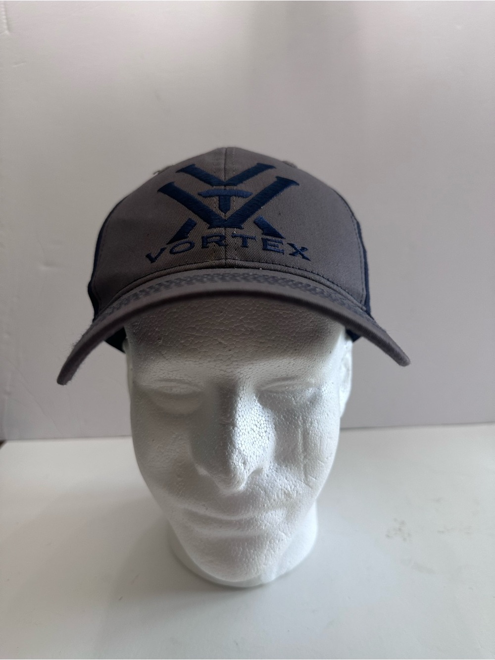 Vortex Gray Men's Embroidered Logo Cap